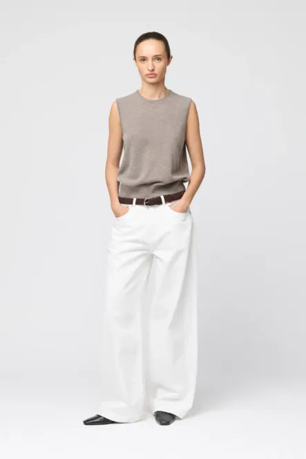 Hovedbilde Classic Wool Tank Stone 