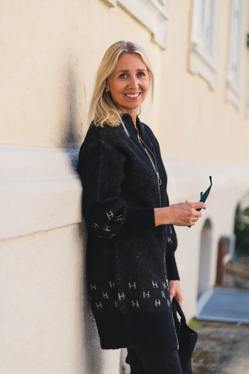 Martha Jacket Long Black 