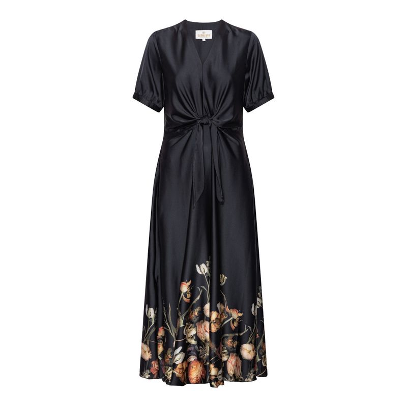 Faye Dress Black Blossom 