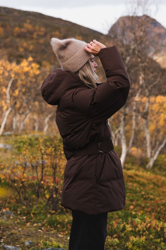 Besseggen Light Down Jacket Dark Brown 