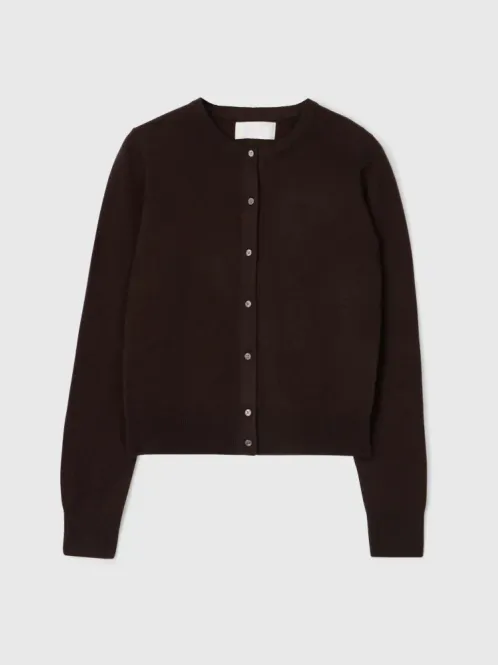 Hovedbilde Classic Cashmere Cardigan Chocolate 