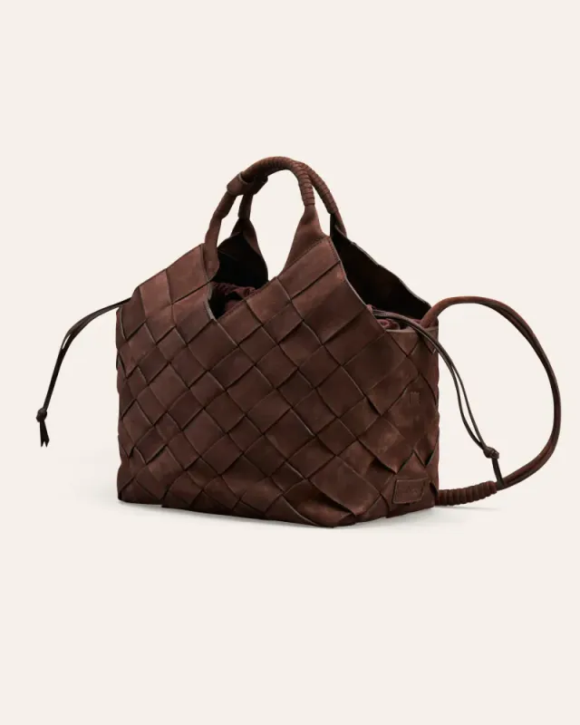 Misu L Shoulder Bag Umber Nubuck  