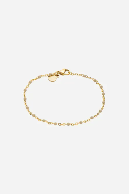Hovedbilde The Greige Bead Bracelet Taupe 