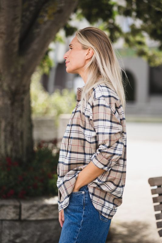 Elishaw Shirt Hessian Tartan 