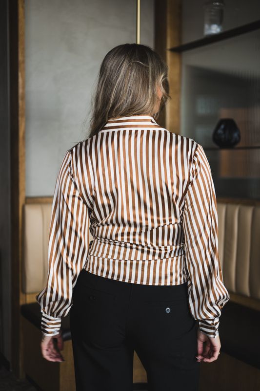Lee Shirt Toffee Stripe 