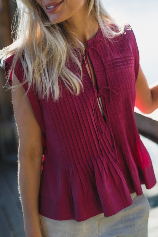 Mavie Top Berry 