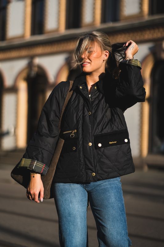 Martha Quilted Jacket Black 