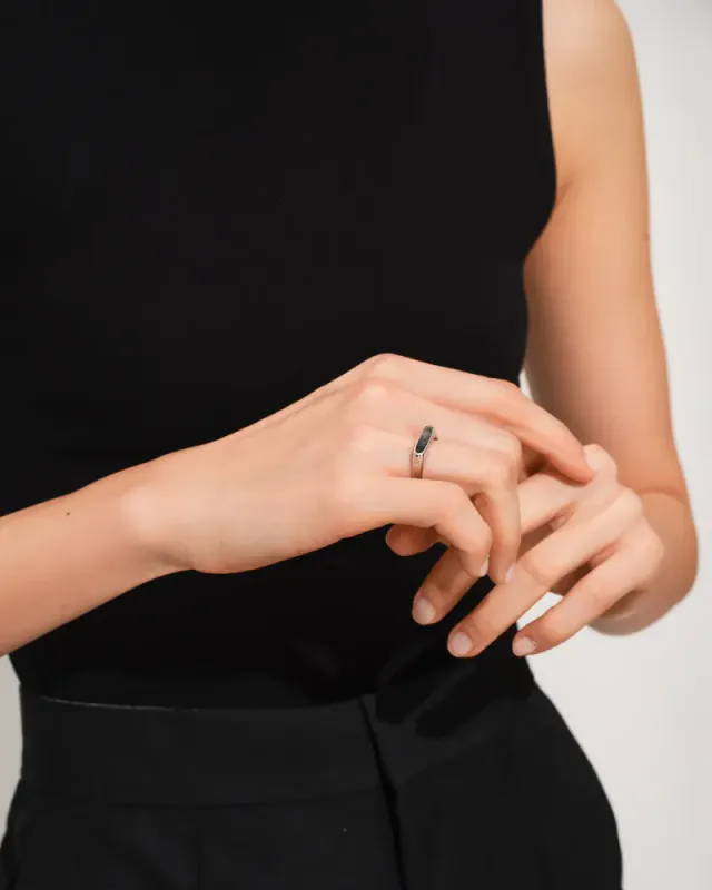 Mario Ring Larvikite 