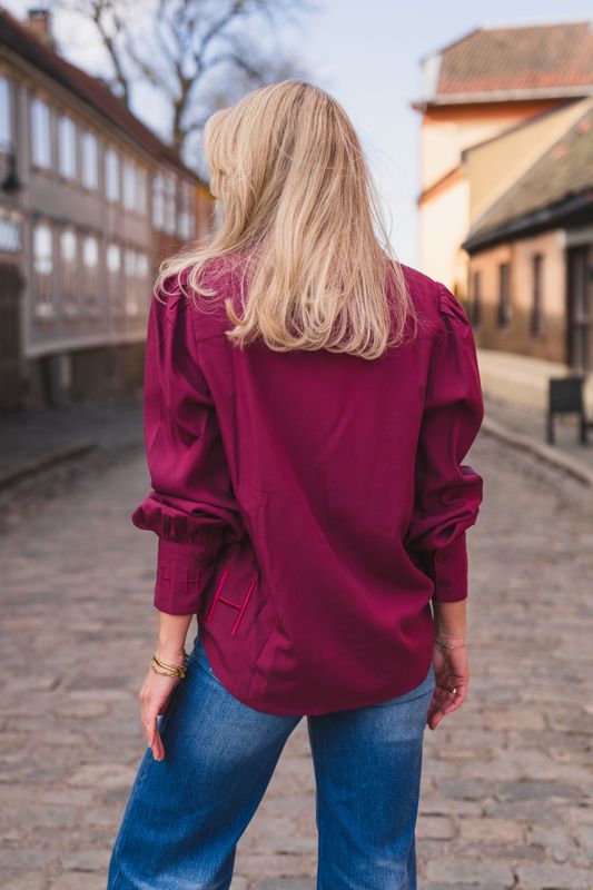 Mie Tencel Blouse Potent Purple