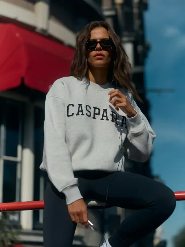 W. All-Star Crewneck Grey Melange W. Black