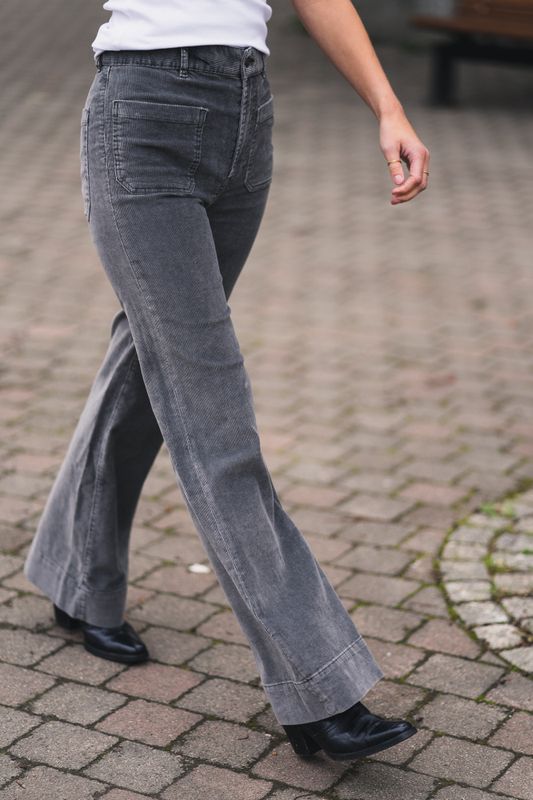 St Monica Grey Corduroy 