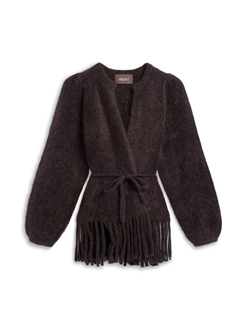 Hovedbilde Fidele Chunky Cardigan Dark Brown 