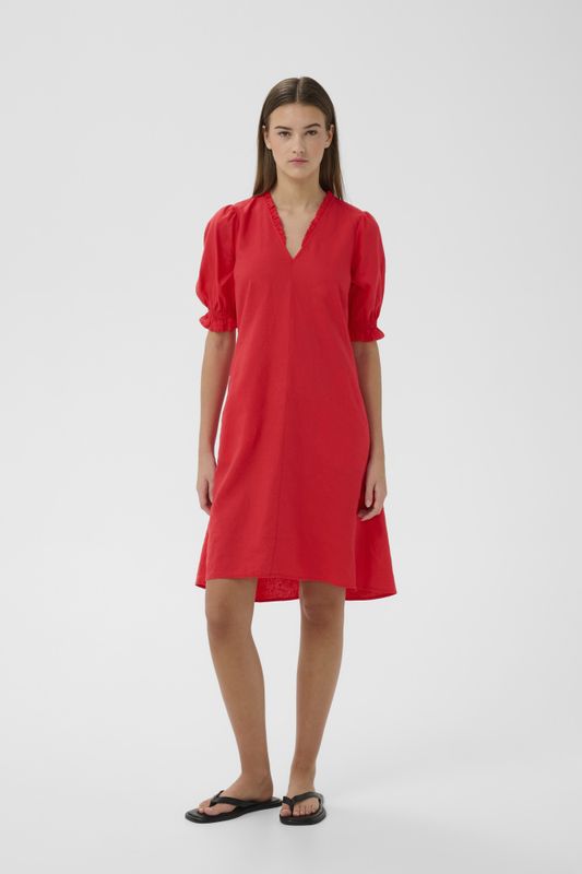 Edith Rigitta Dress Poppy Red