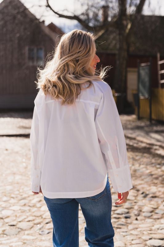 Miriam Shirt White Alyssum 