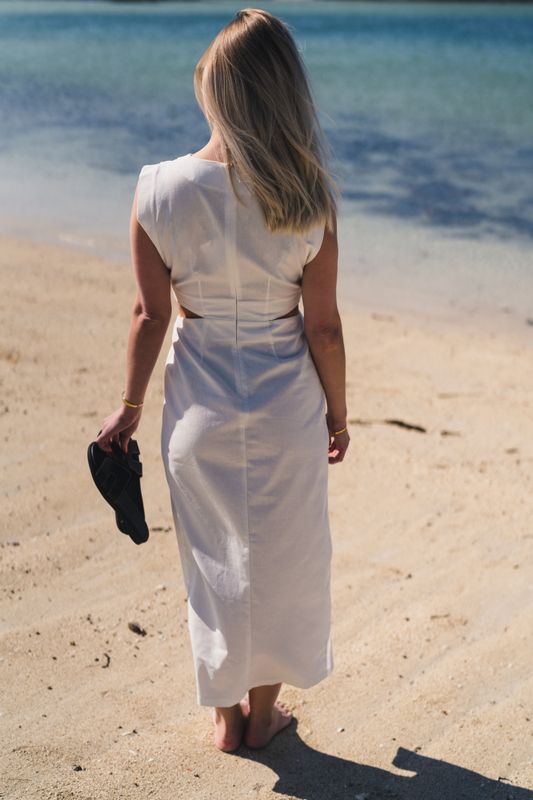 Riviera Dress Offwhite 