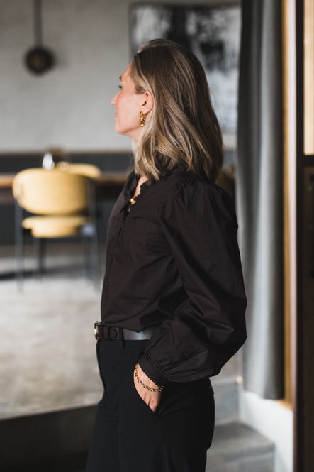 Hovedbilde Ida Maja V Shirt Black Coffee 