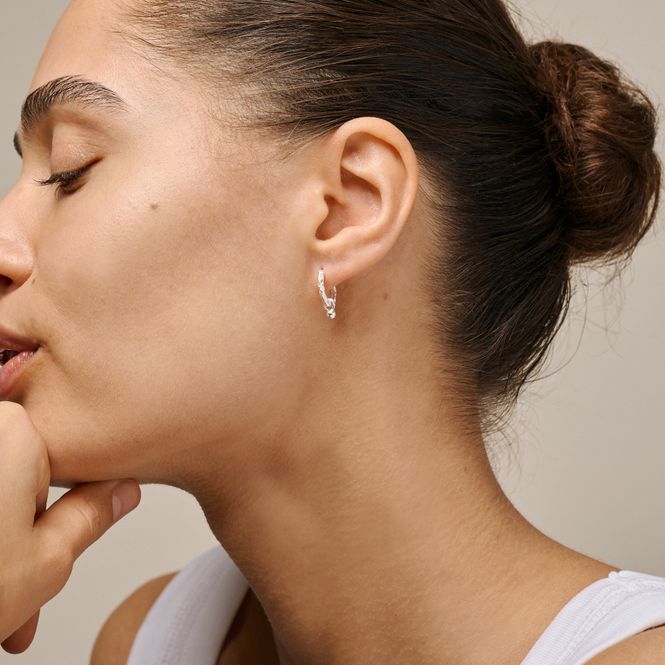 Hovedbilde Belle Hoops Silver 