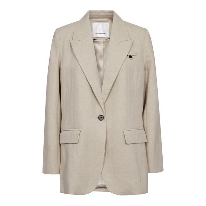 Hovedbilde Leena Linen Fitted Blazer Bone 