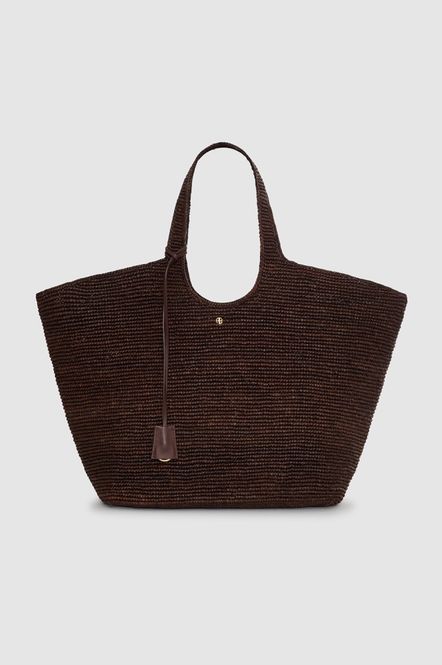 Hovedbilde Lili Tote Raphia Dark Brown 