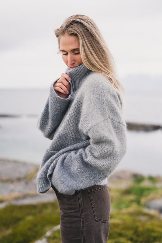 Tine Cardigan Light Blue Mix 