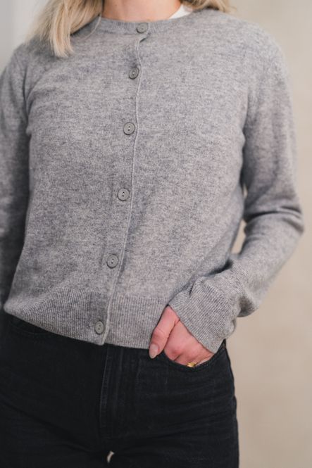 Hovedbilde Saboston Cardigan 6304 Grey Melange 