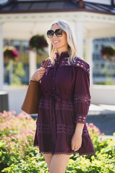 Hovedbilde Honesty Dress Burgundy 