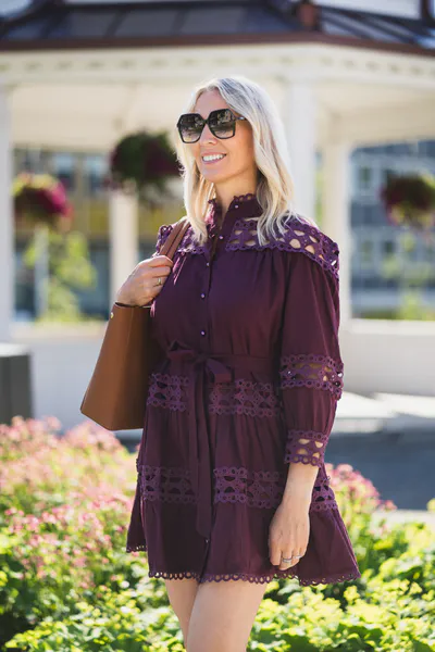 Hovedbilde Honesty Dress Burgundy 