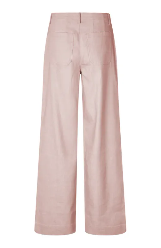 Erica 769 Strawberry Cream Linen Ankle 