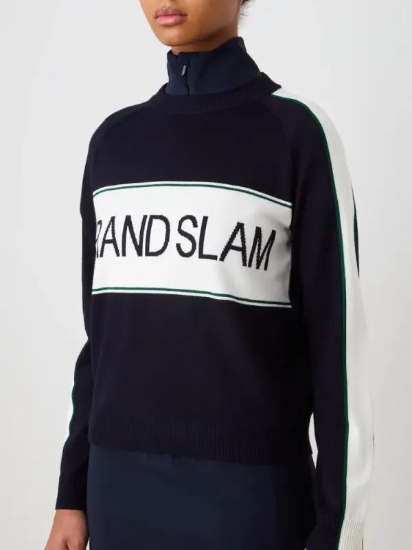 Grand Slam Sweater Navy Blue 