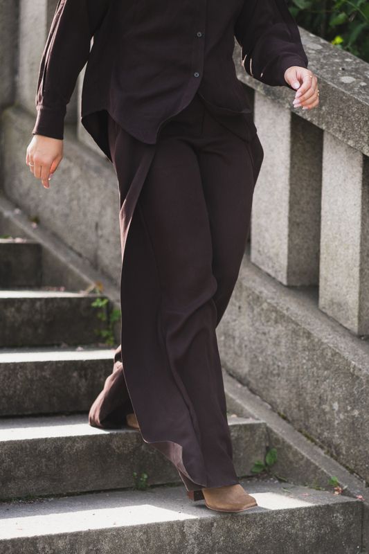 Diane Trouser Dark Brown 