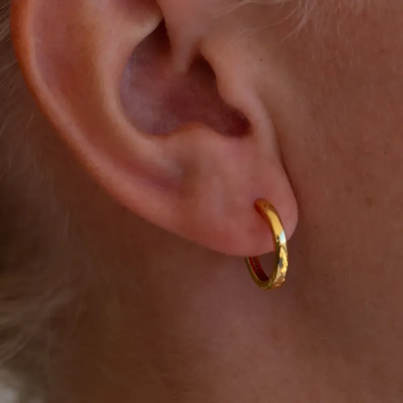 15mm Basic Hoops Gold 
