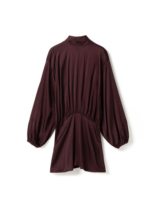 Melda Dress Maroon 