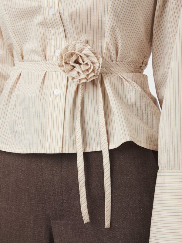 Clarida Rose Stripe Shirt Light Yellow 
