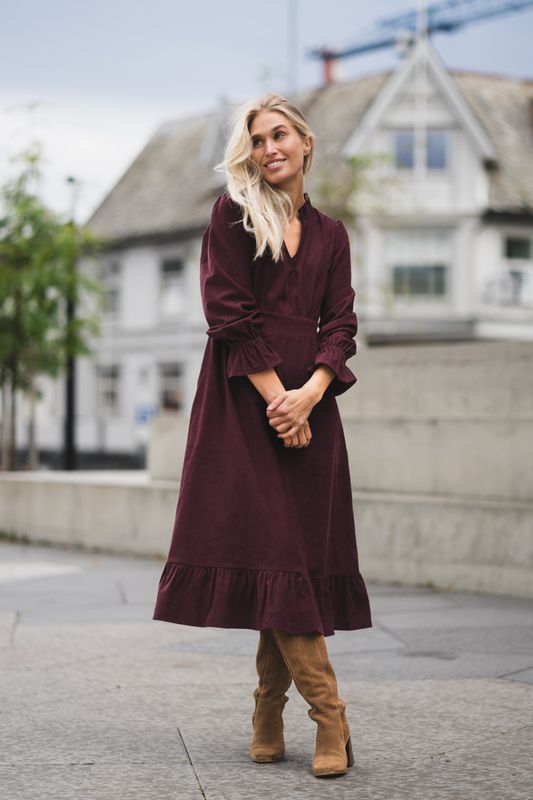 Devotion Dress Burgundy 