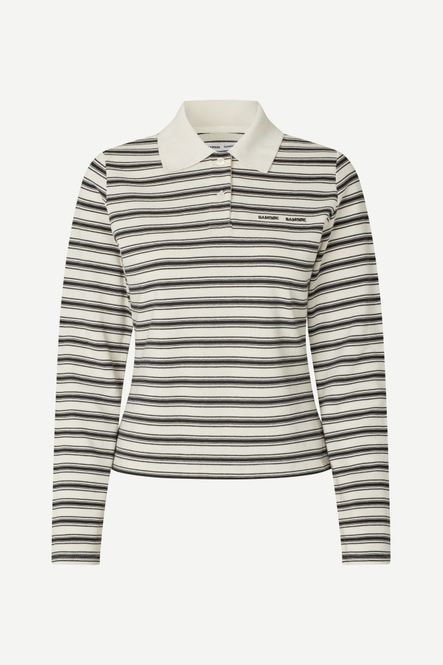 Hovedbilde Sadonell LS Polo 15512 Egret Stripe 