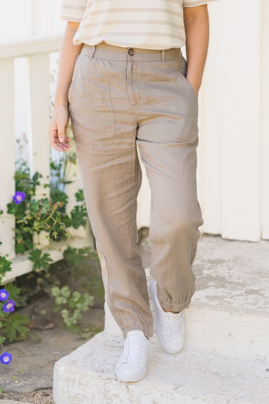 Shenas Pants Desert Taupe 