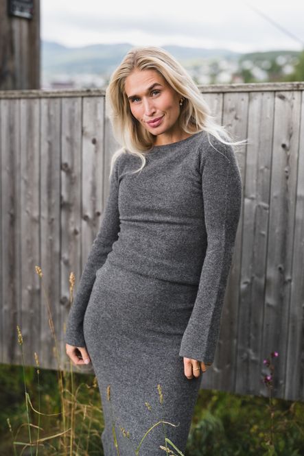 Hovedbilde Joyce Knit Dark Grey Melange 