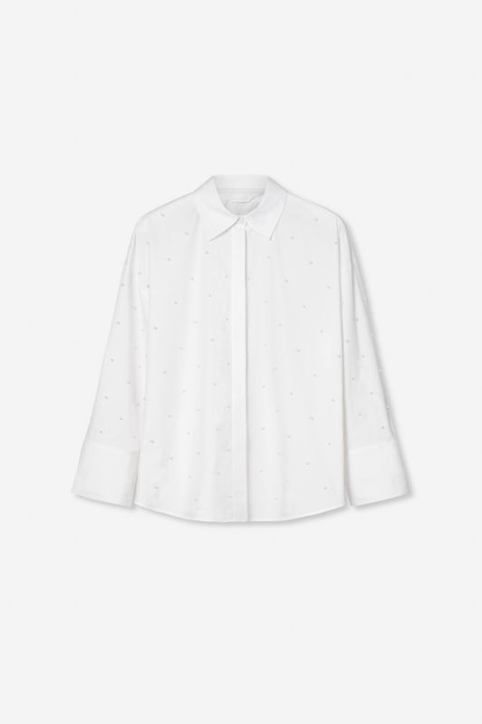 Nell Pearl Shirt White 