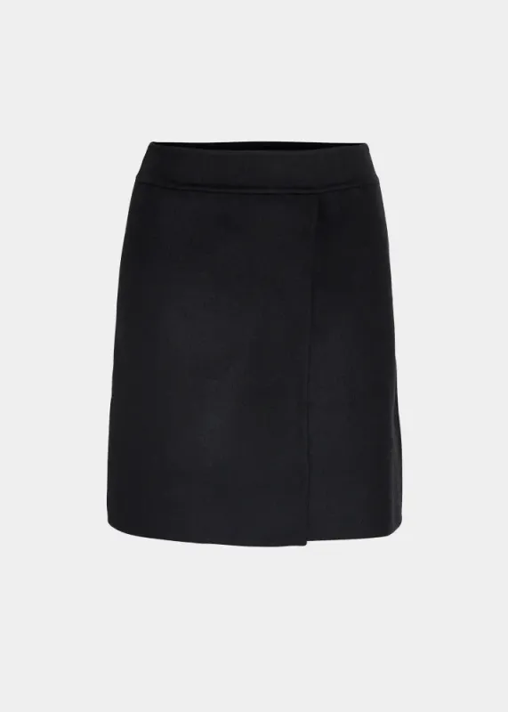 Kaia Wool Skirt Black 