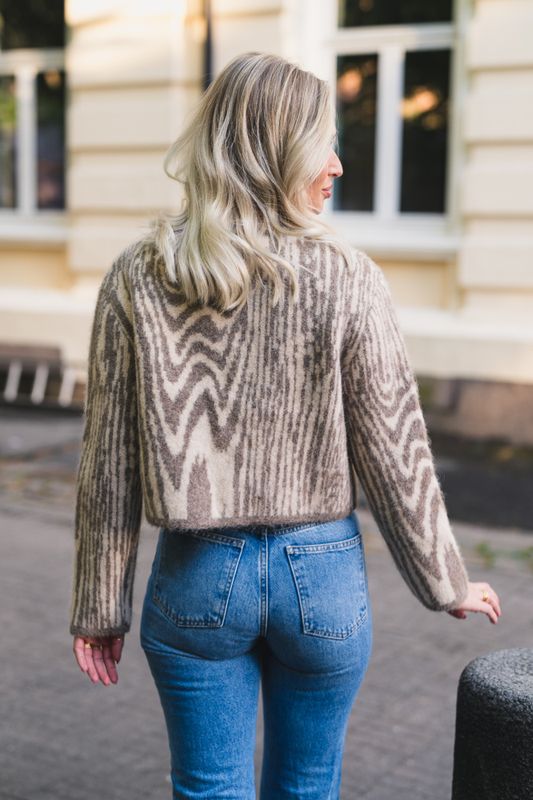 Aislinn Alpaca Blend Cardigan Moire 