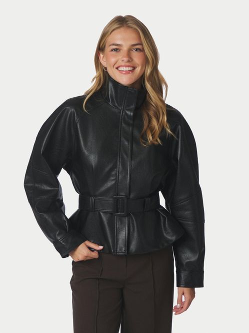 Hovedbilde Jaclyn Faux Leather Jacket Black 