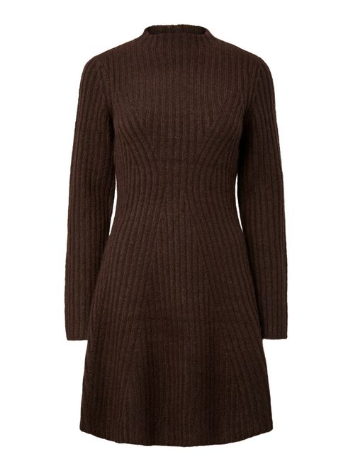 Hovedbilde Dolly LS Knit Dress Coffee Bean 