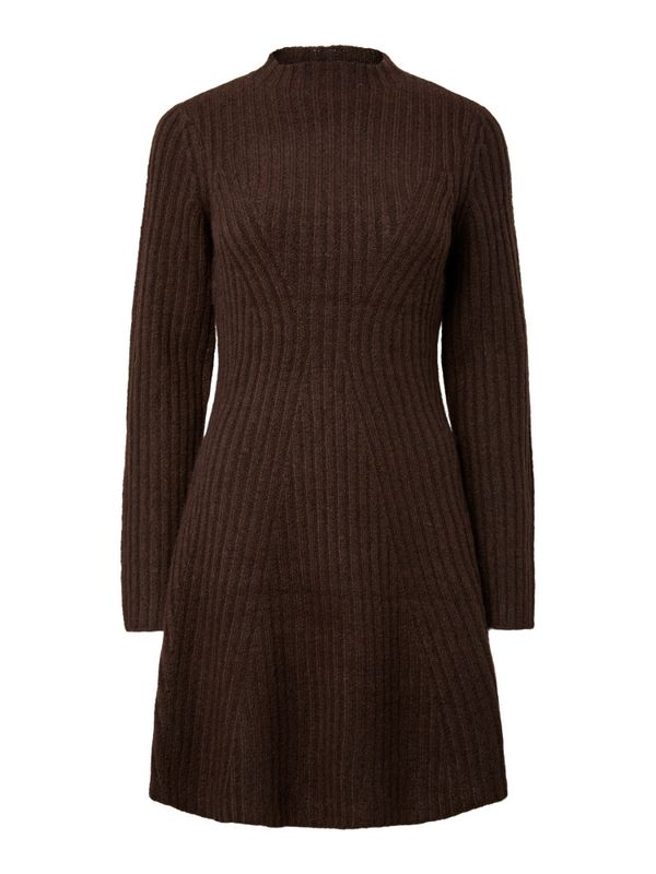 Dolly LS Knit Dress Coffee Bean 