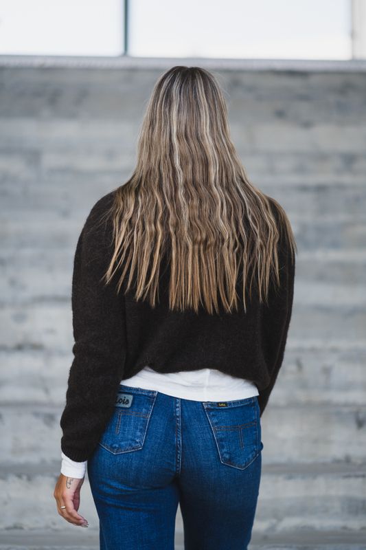 Vitow Cardigan Coffee Melange 
