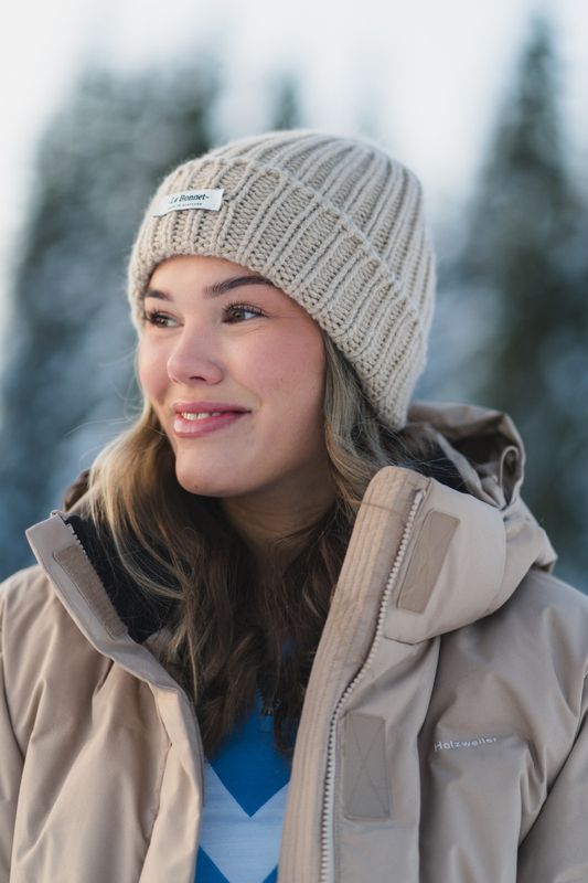 Beanie Logo Sand 
