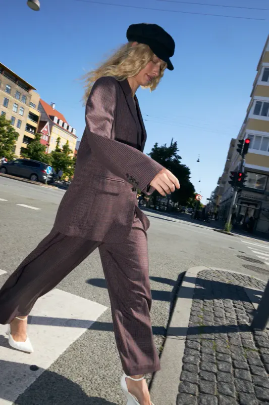 Bosscras Blazer Brown Checks 