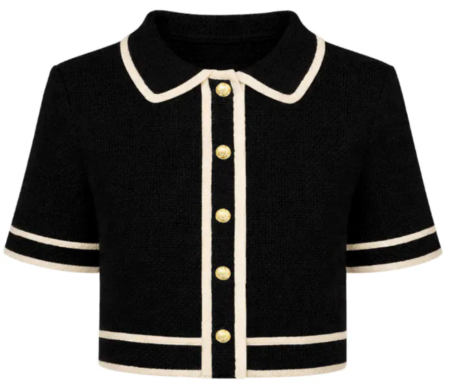 Hovedbilde Klomi SS Knit Cardigan Black 
