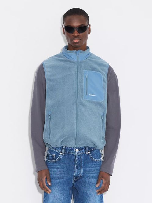 Hovedbilde Regular Fleece Vest Dusty Blue 