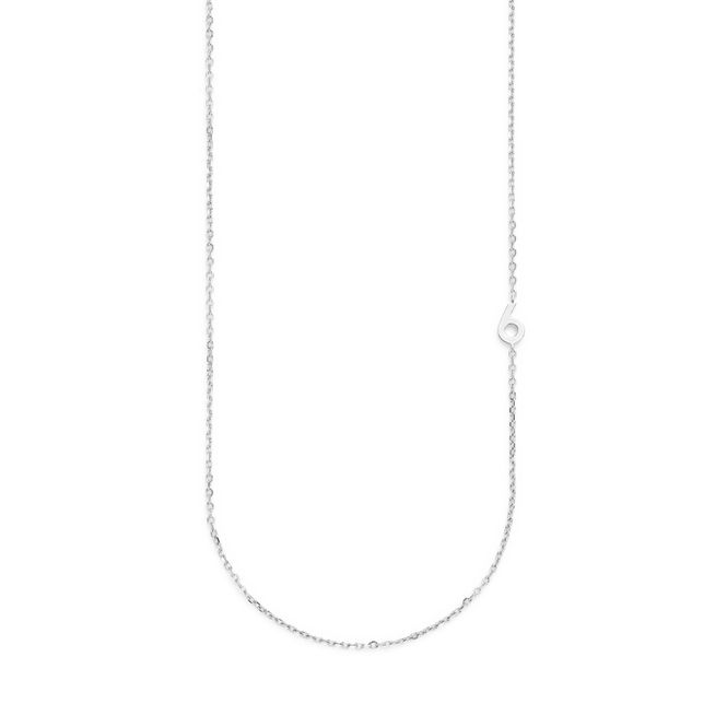 Hovedbilde Big Number Necklace Silver - 40L - 6