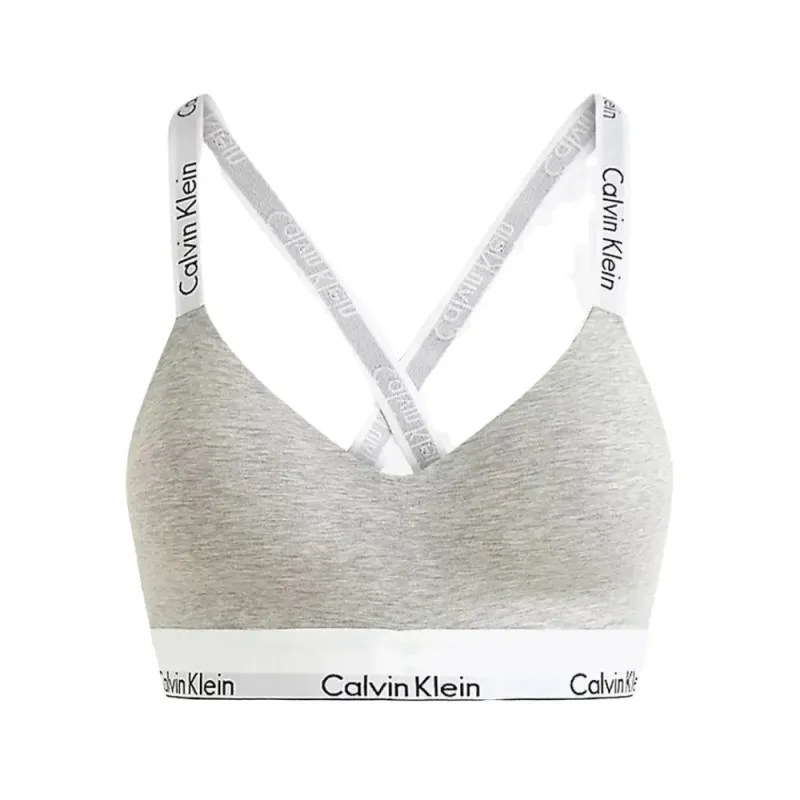Light Lined Bralette Grey Heather 